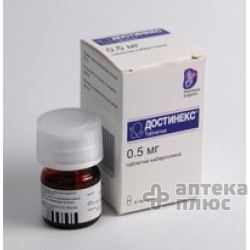 Достинекс таблетки 0,5 мг №8