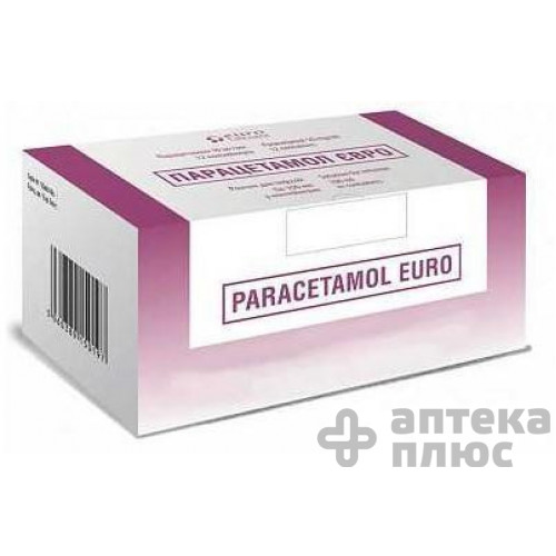 Парацетамол Евро р-р д/инф. 10 мг/мл контейнер 100 мл №12