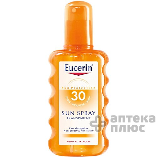 Еуцерин спрей сонцезахисний SPF-30 200 мл