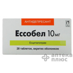 Эссобел таблетки п/о 10 мг №28