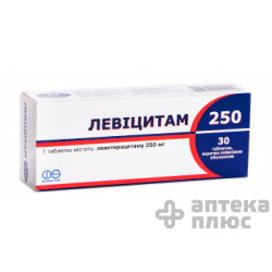 Левицитам таблетки п/о 250 мг №30
