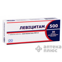 Левицитам таблетки п/о 500 мг №30