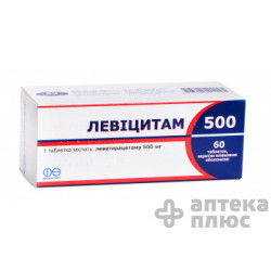 Левицитам таблетки п/о 500 мг №60