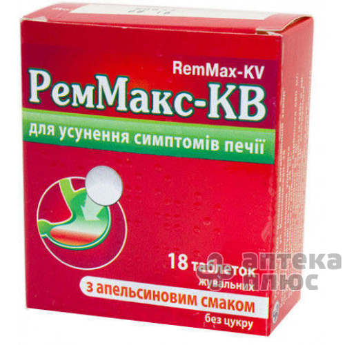 Реммакс таблетки д/жув. 680 мг + 80 мг