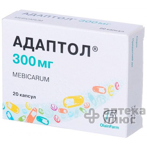 Адаптол капсули 300 мг №20