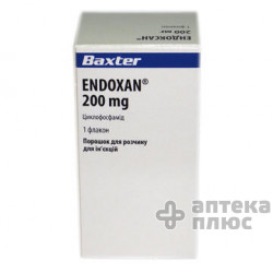 Ендоксан порошок для інєкцій 200 мг флакон №1
