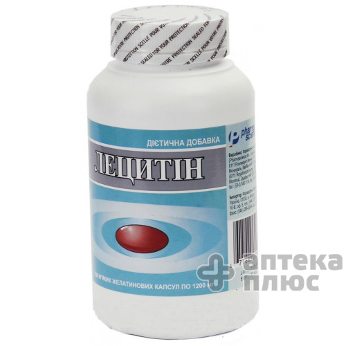 Лецитин капсули 1200 мг флакон №100