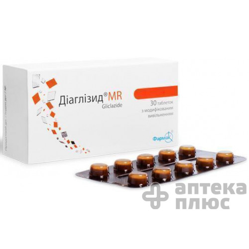 Діаглізид MR таблетки 60 мг №30