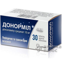 Донорміл таблетки в/о 15 мг №30