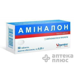 Аміналон таблетки в/о 250 мг №50