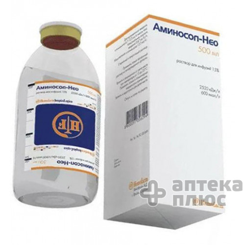 Аміносол нео розчин для інфузій пляш. 500 мл №1