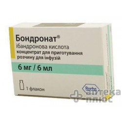 Бондронат конц. для інфузій 6 мг флакон 6 мл №1