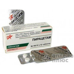 Пирацетам таблетки 400 мг блистер №60